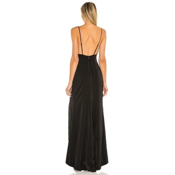 NBD Charlise Black Twisted Cut Out Maxi Gown XSmall New Women’s long dress - Picture 2 of 8